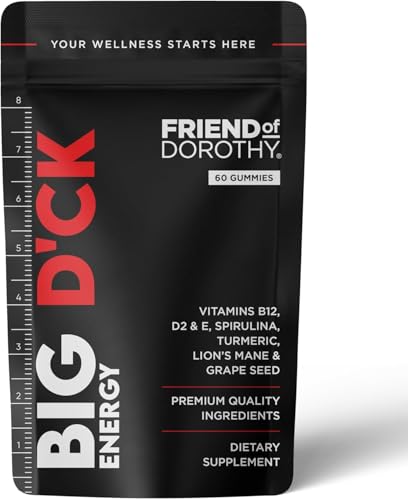 FRIEND OF DOROTHY Daily Multivitamin for Men Energy Focus & Immunity Support Ashwagandha Lions Mane & Reishi 60 Capsules