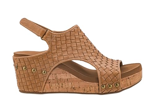 Image of Corkys Footwear Womens Carley Wedges, Featuring Corkys EVA Foam Cushioned Insoles, A 2.5 Inch Heel, Lightweight For All Day Wear, And Hook And Loop Closure
