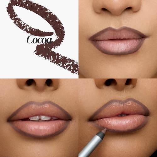 Wonderskin Lipliner Pencil - 360 Contour Lipliner, Long Lasting, Sharpenable Lip Pencil, Waterproof and Transfer-Proof Nude Lip Liner (Cocoa) - Image 3