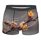 Design e comfort: questi boxer da uomo XXL presentano un design a stampa Hunting Spider su entrambi i lati, aggiungendo stile e personalità al tuo guardaroba; il tessuto in poliestere morbido e leggermente elastico garantisce una vestibilità comoda e aderente tutto il giorno, senza sentirsi stretto o restrittivo