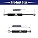 X AUTOHAUX 1 Pc 8inch 89Lbs/400N Black Lift Supports Struts Shocks Gas Spring Universal for RV Car Truck Boat