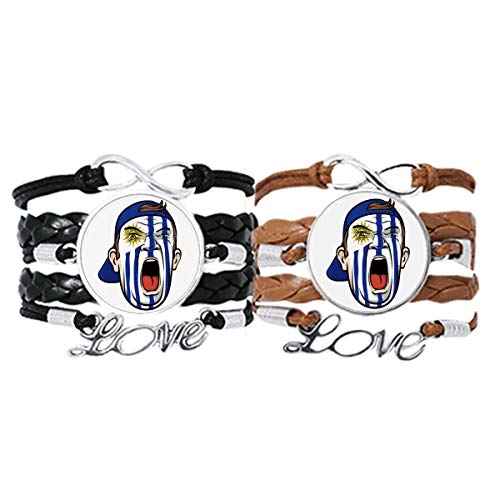 Bracelets en cuir Uruguay résistant pour réussir votre maquillage du visage sans gêne au poignet