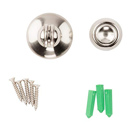 National Hardware N328-195 V244 Magnetic Rigid Door Stop In Satin Nickel #TOP3