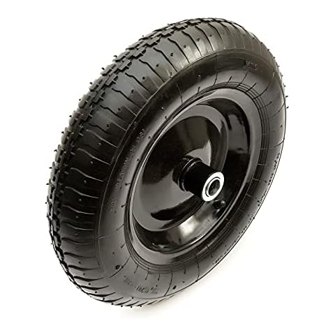 14 Inch 3.50-8 Wheelbarrow Metal Wheel & Tyre 2 Ply + Inner Tube + Bearing 350-8 Cover