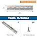 Muzata 4Pack 12inch Continuous Piano Hinge 2