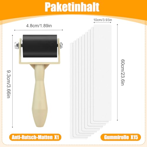 15 Stück Treppenstufen Matten Antirutsch Transparent - Treppenstufen Matten 60x10cm, Stufenmatten Selbstklebend, PEVA Treppenteppich Anti Rutsch Teppich für Schützen Sie Haustiere, Senioren Kinder