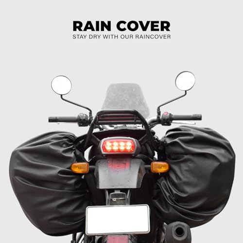 Image of STRABO Daytona Saddlebags + Backpacks for Bikes, Water Resistant- Colour Black