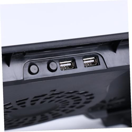 Plataforma de enfriamiento USB para laptop con 5 ventiladores miniatura 4