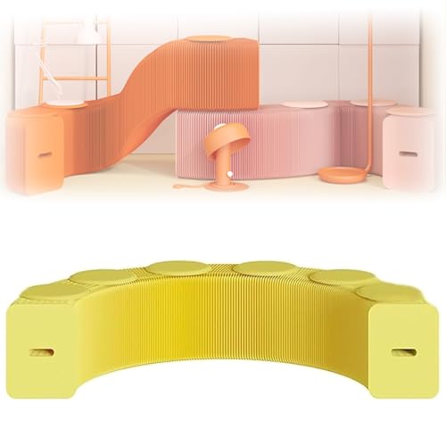 Banco plegable para manualidades que transforma tu sala de estar con su diseño de panal 2
