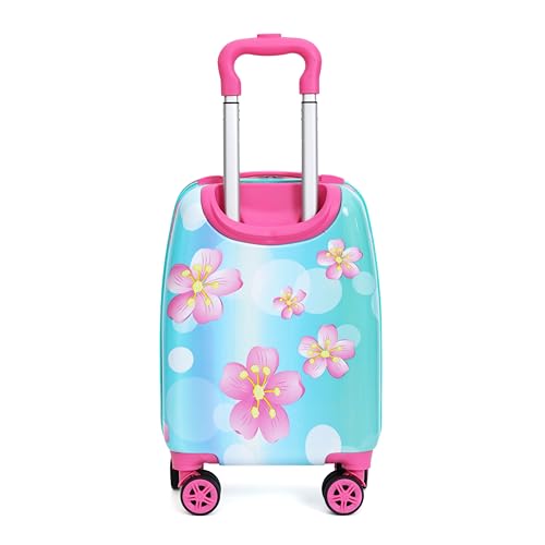 Mala Infantil Escolar/Viagem Com Giro 360º Skeet Resistente Unicornio Rosa