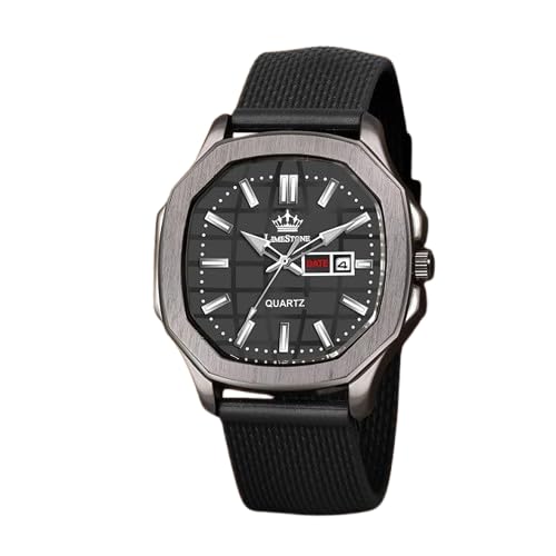 Men's Silicone Strap Analog Watch | Quartz Movement Wrist Watch | Stylish Date Display Timepiece | Casual, Sports & Formal Wear Watch for Men | Durable Everyday Fashion Watch-image-39