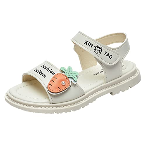 Girl Tennis Shoes Thick Soles Soft Soles Middle and Large Children Children School Sandals Beach Shoes Baby Sandals Size 5