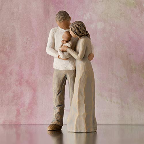 Willow Tree We are Three, Sculpted Hand-Painted Figure, Darker Skin - Thumbnail 6