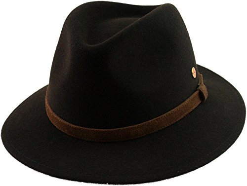 Preisvergleich Produktbild Mayser Hut Wollfilzhut Vancouver 1315611 rollbarer Traveler braun Gr. 56