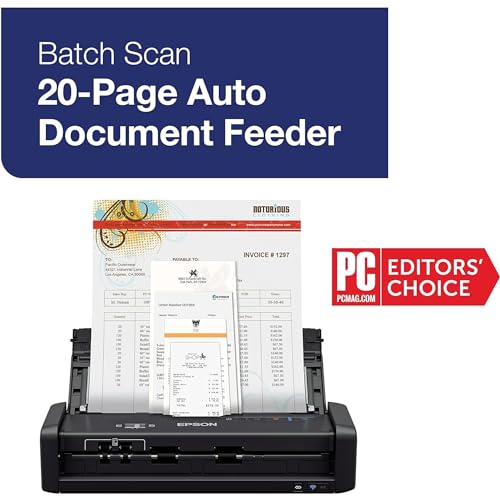 Scanner Epson WorkForce ES-300W, Epson, ES-300W, Preto