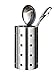 Honla Kitchen Utensil Holder Caddy-18/10 Stainless Steel Cooking Tool Organizer for Countertop Storage,Large,Brushed Chrome