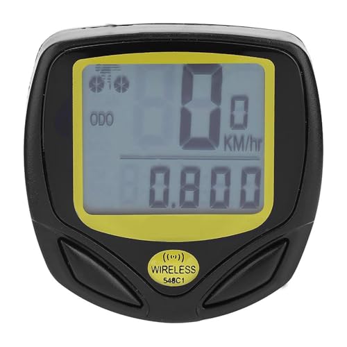 Fahrrad Kilometerzähler, kabelloser Fahrradcomputer Wasserdichter Fahrrad Tachometer mit Halterungsmontagesatz Fahrrad Kilometerzähler, kabelloser Fahrradcomputer Wasserdichter Fahrrad Tachometer mit Halterungsmontagesatz