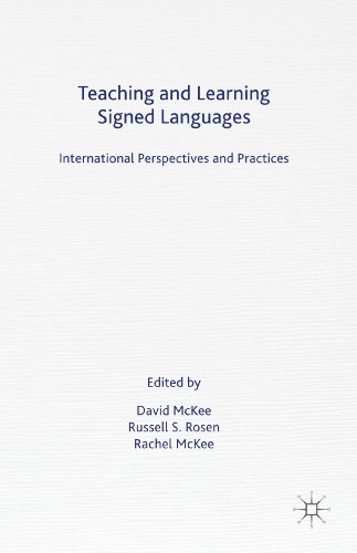 Teaching and Learning Signed Languages: International Perspectives and Practices