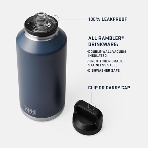 Image of YETI Rambler 64 oz Bottle, Vacuum Insulated, Leakproof, Stainless Steel with Chug Cap, Wetlands Camo
