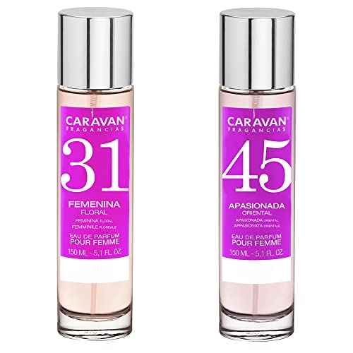 Set de 2 Perfumes Caravan Para Mujer Nº45 y Nº 31