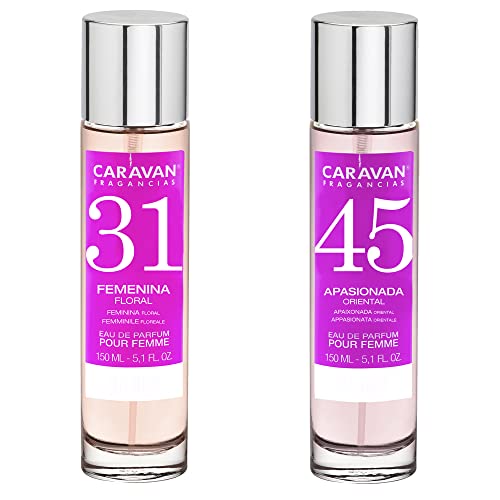 Set de 2 Perfumes Caravan Para Mujer Nº45 y Nº 31