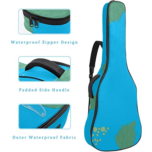Housse pour guitare acoustique – Motif floral et feuilles – Bleu – 1 cm d’épaisseur – Étanche – 101,6 cm – 104,1 cm d… - Les Beatles, Paul McCartney, John Lennon, RIngo Starr, George Harrison Housse pour guitare acoustique - Motif floral et feuilles - Bleu - 1 cm d'épaisseur - Étanche - 101,6 cm - 104,1 cm d… – Image 5