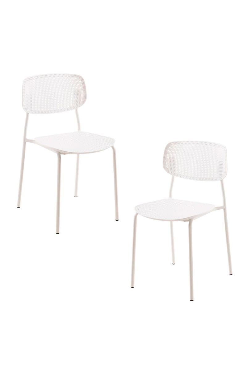 Regalos Miguel - Packs Sillas Comedor - Pack 2 Sillas Piki - Blanco