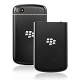ePartSolution-New BlackBerry Q10 Back Cover Door Back Cover Battery Door Housing With NFC Black Color Replacement Part USA Seller