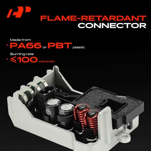 Image of A-Premium Front HVAC Blower Motor Resistor Compatible with Mercedes-Benz | for C230, E350, ML350, E320, C240, S500, S430, E500, CLK350, C320, S550, SL500, C280, CLK320, CLS550, CLK500, SLK350