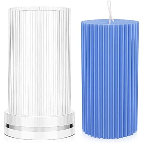 Molde para velas de plástico de 3D estéreo Cover