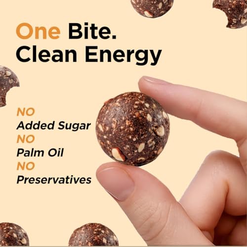 Image of Healthy Treat Premium Hazelnut Chocolate Laddoos 300gm | Sugar-Free Energy Balls | High Protein Dry Fruit Laddu | Natural & Gluten-Free | No Added Sugar | Pack of 30