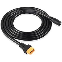 GINTOOYUN DC 8mm to XT60 Power Cable, 5Ft DC7909 7.9mm x 5.5mm Female to XT-60 Male Adapter Cord for for Solar Panels Portable Power Station 14AWG 1.5m