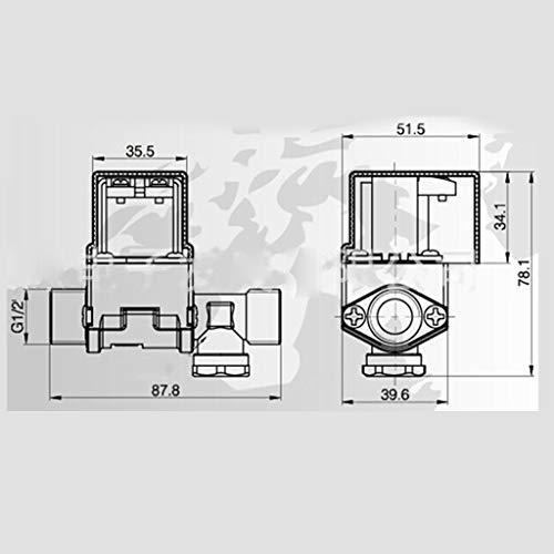 Elettrovalvola elettrica N/C da 1/2 