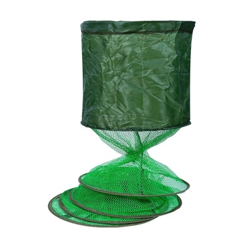 YMYGCC Pêche Piège Net Panier à Poisson Pliable Poisson Vivant piège Cage Filet Pliant étanche Collage revêtement Anneau Cage matériel de pêche 883 (Color : 25x200cm)