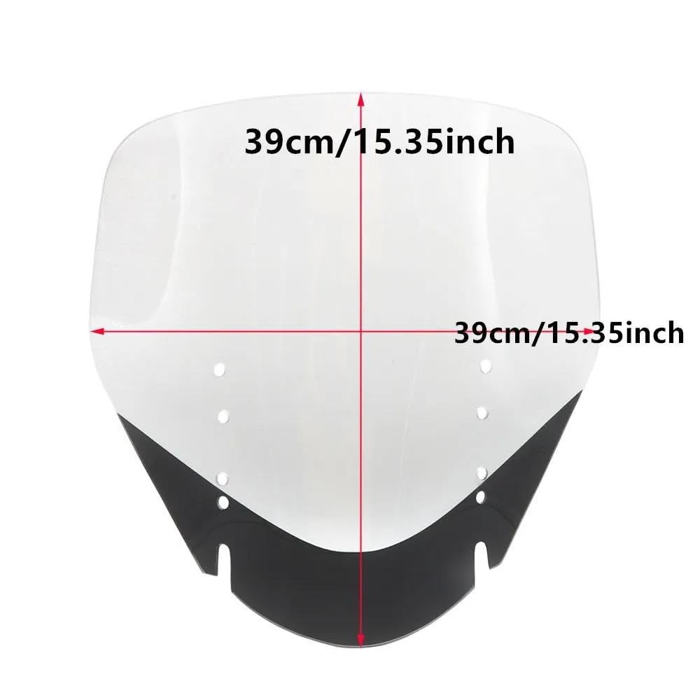 Parabrisas Motocicleta para Suzuki V-Strom DL650 DL1000 2004-2013, Extensión Parabrisas Motocicleta, Claro