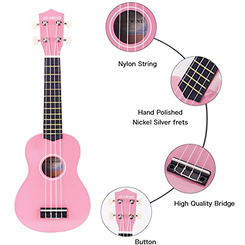 Hua Wind Soprano ukulélé 21 pouces ukulélé pour débutants, enfants guitare quatre cordes ukulélé pour enfants en bois… - Les Beatles, Paul McCartney, John Lennon, RIngo Starr, George Harrison Hua Wind Soprano ukulélé 21 pouces ukulélé pour débutants, enfants guitare quatre cordes ukulélé pour enfants en bois… – Image 5