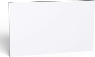 ATOLS HDPE Sheet, 1/2" Thick White HDPE Plastic Board, High Density Polyethylene Sheet for DIY Crafts, Industrial Use & Marine Starboard(36"x24")