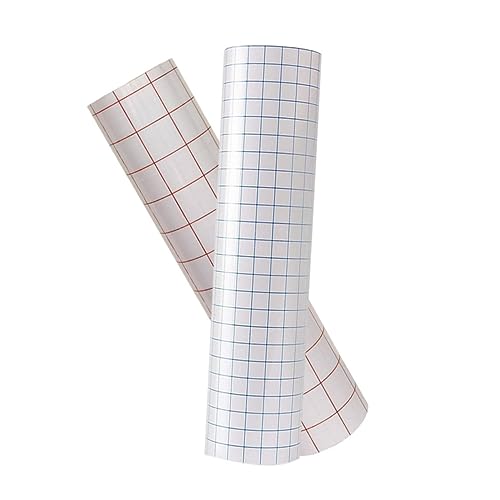 SEWACC Lettering Membrane 2pcs Blue Alignment Grid Transfer Membrane for Vinyl Easy to Apply