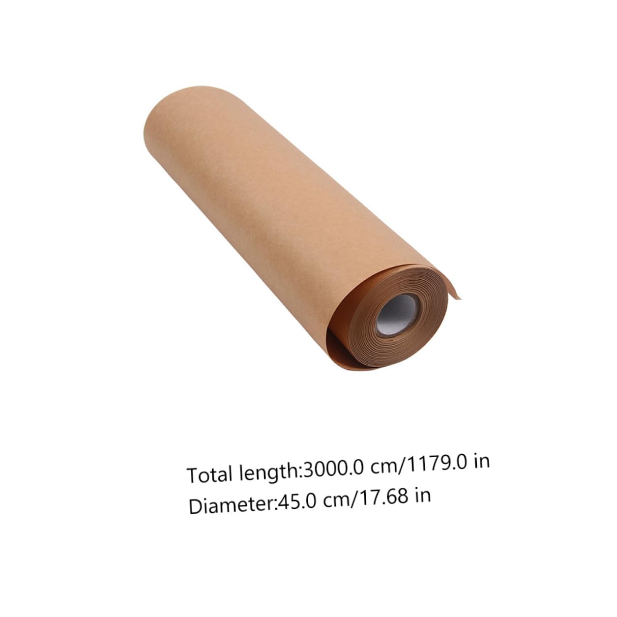 HOODANCOS Papel Kraft para Embalaje y Papel Decorativo para Manualidades, Uso Versátil para Envolver Regalos y Ramos, Rollo de 0,45x30 M en Color Marrón, Adecuado para Proyectos DIY