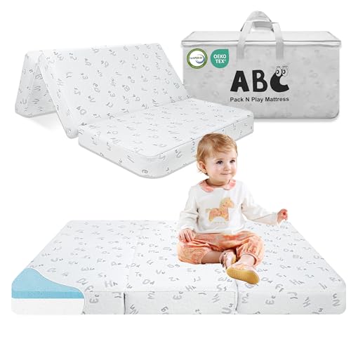 voomf Trifold Pack and Play Mattress - 38