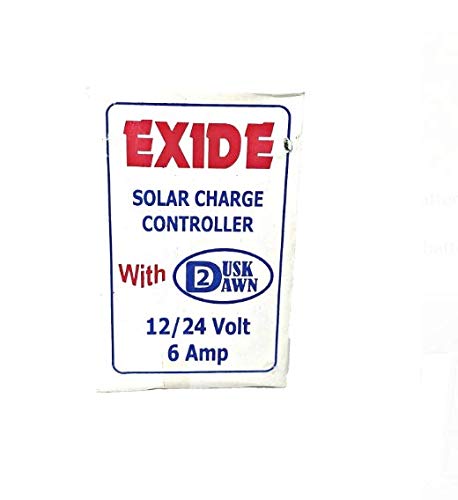 Exide Solar Charge Controller 12/24 Volt 6 amp Pack of 2 (1 Yr Warranty) (B08LVV2N2J) Amazon Price History, Amazon Price Tracker