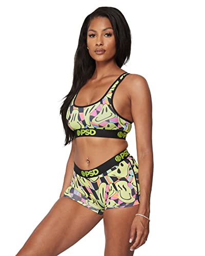 PSD Women's Psycho Smiles Sports Bra, Multi, M - Image 3