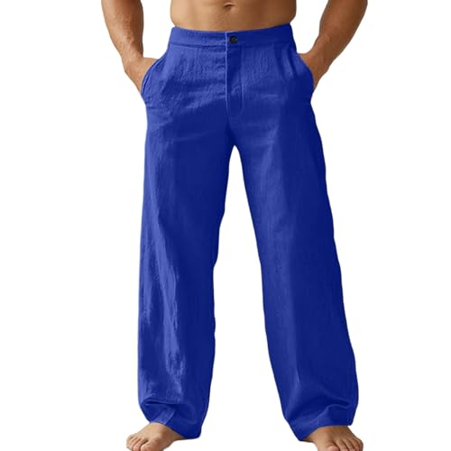 Pantalon en lin homme léger et décontracté pour l'été