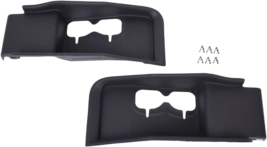 Driver and Passenger Side Front Tow Hook Bezels Replacement for 2020-2022 F-250 F-350 Ford F-450 Ford F-550 Super Duty LC3Z8310G LC3Z8311D