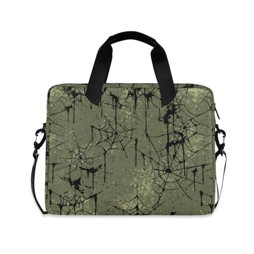 Maletín portátil vintage verde 15.6 pulgadas