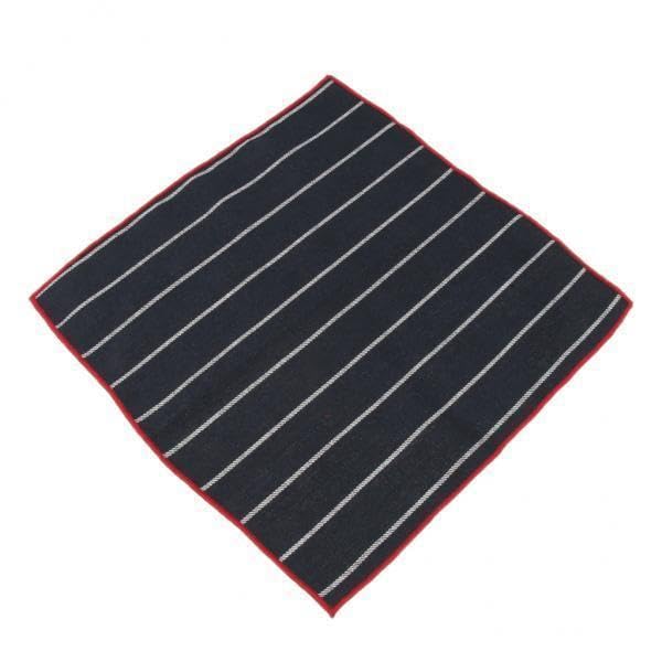 merishopp 5xCotton Plaid Men's Handkerchief Square Decorative Suits Grid Hanky 24 * 24cm 01-picture-44