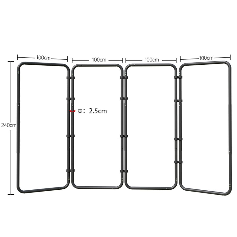 Kit de fond pour écran noir, 4 m x 2,4 m, support de toile de fond lourd, pliable, support de toile de fond pour studio photo, vidéo, studio photo, streaming en direct (vert)