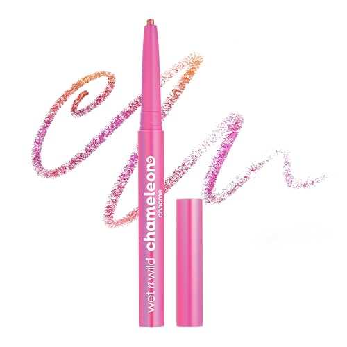 Opiniones y reviews de Glitter de Colores los preferidos por los clientes. 48 Wet N Wild Delineador De Ojos Metálico Chameleon Chrome (Planet Disco) Color Iridiscente Rosa de Larga Duración, Alta Pigmentación, Brillo Cromado,rillo Cromado, Delineador...