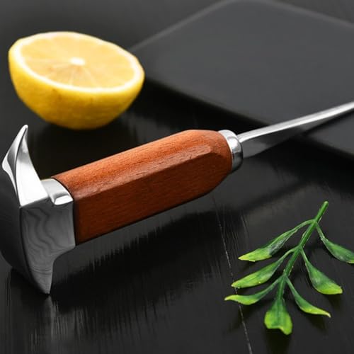 Picahielos para herramientas para tallar hielo de acero con mango de madera 5
