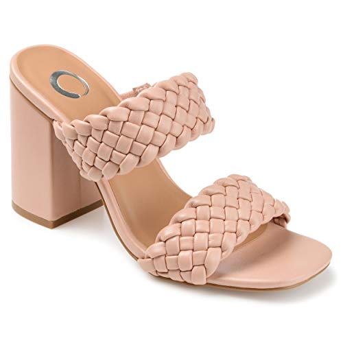 Journee Collection Women's Melissa Pump Blush 8 Medium Womens US